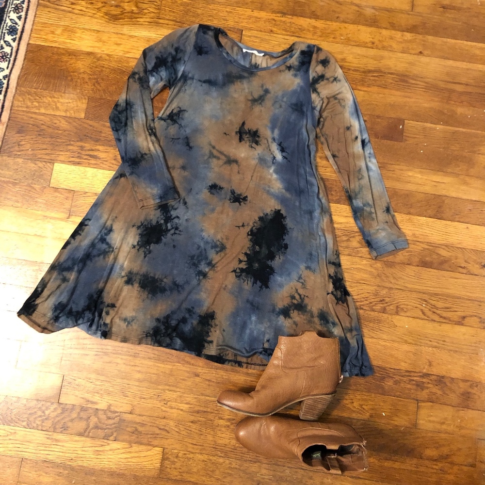 Tie Dye Swing Dress